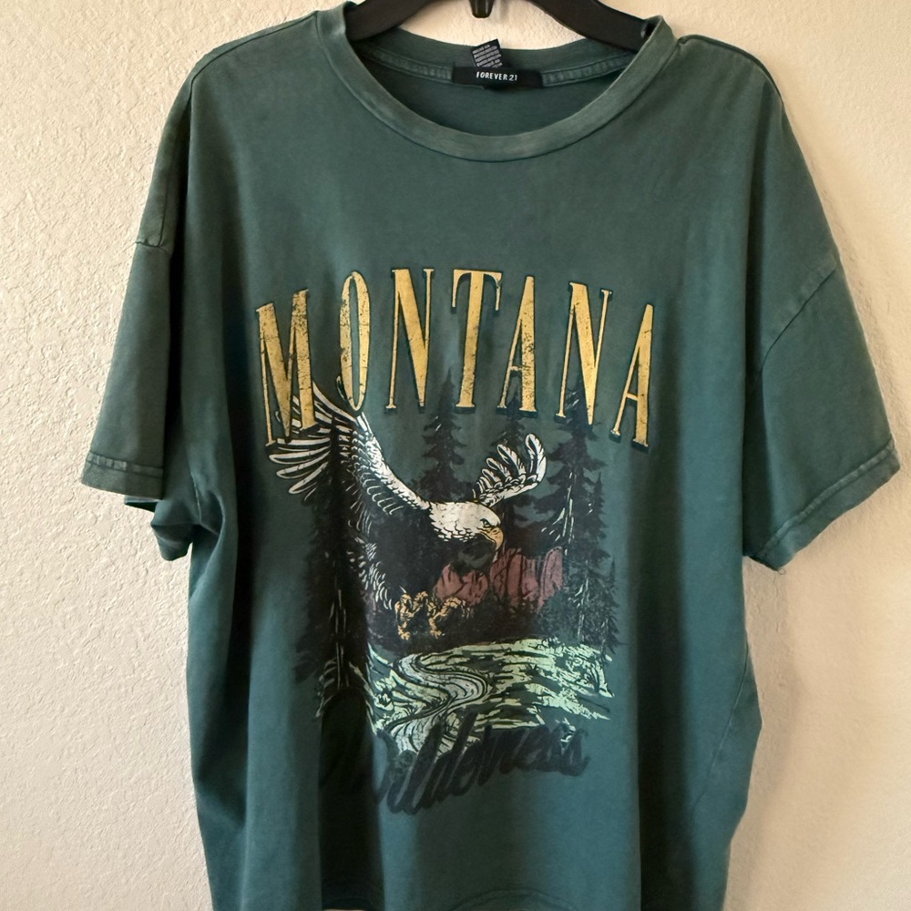 Montana Wilderness Graphic T-Shirt - Green
